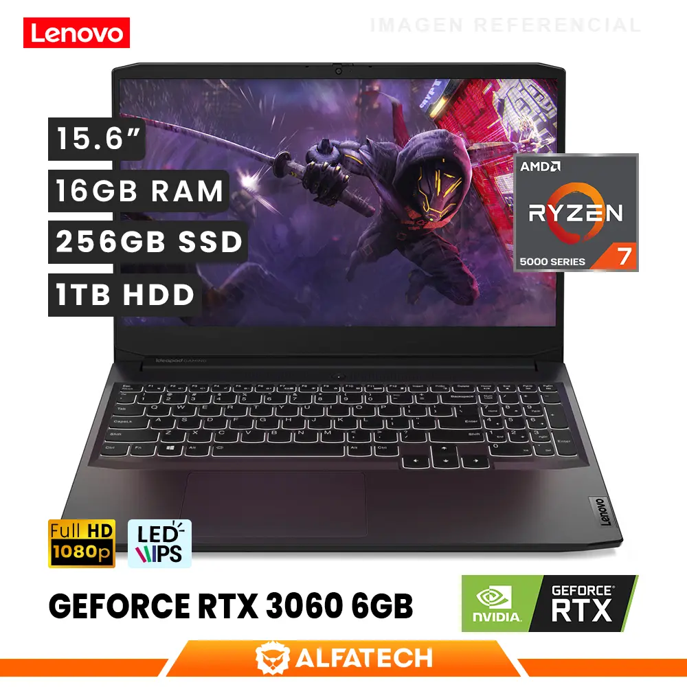 Laptop Lenovo Ideapad Gaming Ach Amd Ryzen H Gb Ram Gb