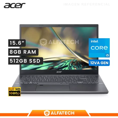 LAPTOP ACER ASPIRE 5 A515-57-52U0 INTEL CORE I5 12450H 8GB RAM 512GB SSD 15.6 FHD(NX.KN3AL.001)