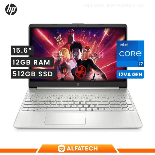 LAPTOP HP 15-DY5010LA INTEL CORE I7-1255U 12GB RAM 512GB SSD 15.6 LED(6H9F2LA)