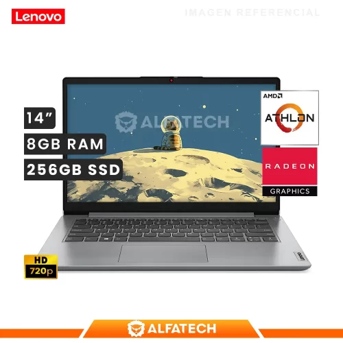 LAPTOP LENOVO IDEAPAD 3 14ADA05 AMD A3050U 8GB RAM 256GB SSD 14 HD TN (81W0008LM)