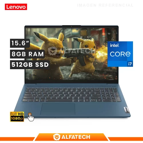 LAPTOP LENOVO IDEAPAD 5 15ITL05 INTEL CORE I7 1165G7 8GB RAM 512GB SSD 15.6 FHD (82FG01U4LM)