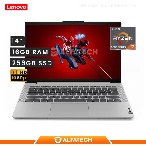 LAPTOP LENOVO IDEAPAD 5 14ALC05 AMD RYZEN 7 5700U 16GB RAM 256GB SSD 14 FHD