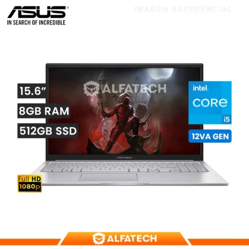 LAPTOP ASUS VIVOBOOK 15 X1504ZA-NJ339W INTEL CORE I5 1235U 8GB RAM 512GB SSD 15.6 FHD LED (X1504ZA-NJ339W)
