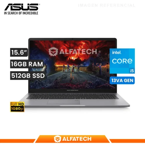 LAPTOP ASUS EXPERTBOOK P1 P1503CVA-S71655 INTEL CORE I5 13420H 16GB RAM 512GB SSD 15.6 FHD (P1503CVA-S71655)