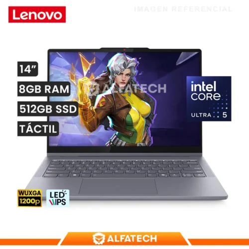 LAPTOP LENOVO IDEAPAD 5 2-IN-1 14IAL10 CORE ULTRA 5 225U 8GB RAM 512GB SSD 14 WUXGA TOUCHSCREEN (83KR0047US)