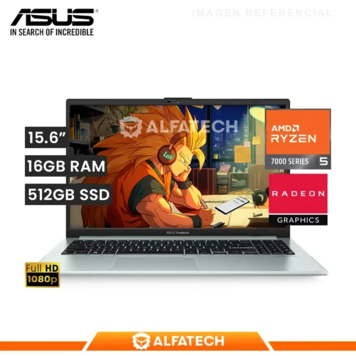 LAPTOP ASUS VIVOBOOK 15 E1504FA-BQ547 AMD RYZEN 5 7520U 16GB RAM 512GB SSD 15.6 FHD (E1504FA-BQ547)