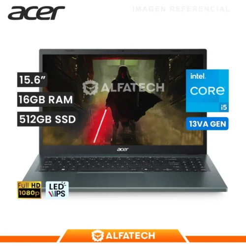 LAPTOP ACER ASPIRE GO 15 AG15-71P-51VE INTEL CORE I5 13420H 16GB RAM 512GB SSD 15.6 FHD IPS (AG15-71P-51VE)