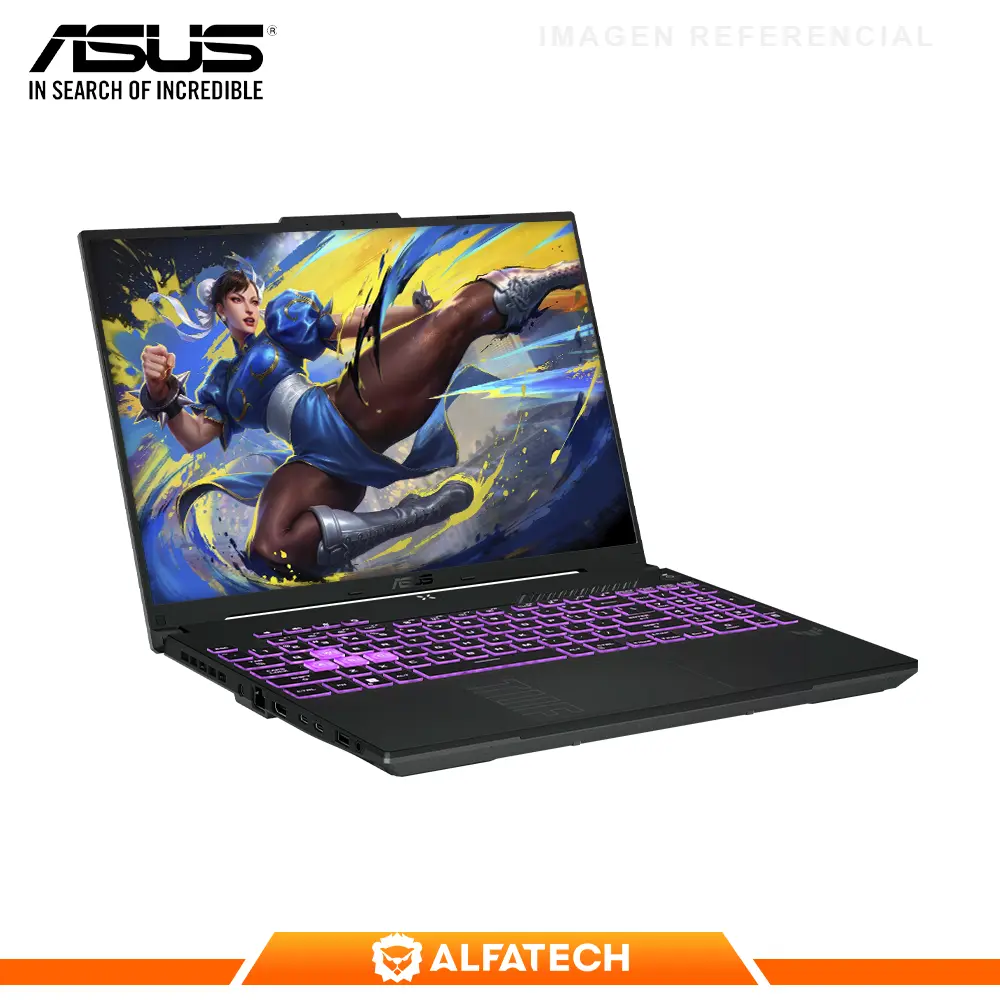 LAPTOP ASUS TUF GAMING A16 FA607NUQ-RL210W AMD RYZEN 7 170 8GB RAM 512GB SSD RTX 4050 6GB 16 WUXGA IPS 144HZ (90NR0QF3-M00E50) - Imagen 2