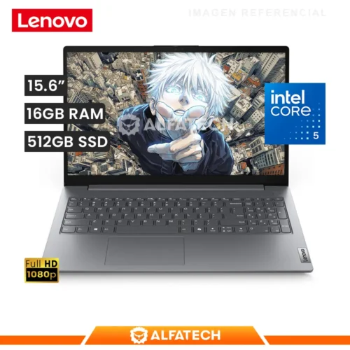 LAPTOP LENOVO V15 G5 IRL INTEL CORE 5 210H 16GB RAM 512GB SSD 15.6 FHD LED (83HFS03B00)