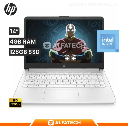 LAPTOP HP 14-DQ6101DX INTEL CORE N150 4GB RAM 128GB SSD 14 HD LED (D0SN5UA#ABA)