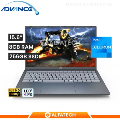 LAPTOP ADVANCE ADV-NV9857 INTEL CELERON N4500 8GB RAM 256GB SSD 15.6 FHD IPS (ADV-NV9857)