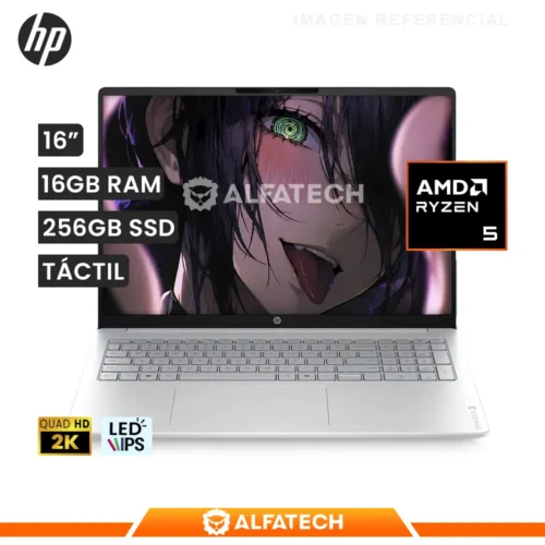 LAPTOP HP OMNIBOOK 3 16-BY0205DX AMD RYZEN 5 40 16GM RAM 256GB SSD 16 2K IPS LED TOUCHSCREEN (D10E8UA#ABA)
