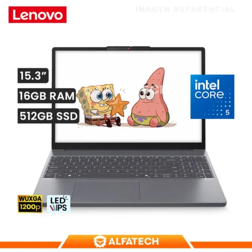 LAPTOP LENOVO IDEAPAD SLIM 3 15IWC11 INTEL CORE 5 320 16GB RAM 512GB SSD 15.3 WUXGA IPS (83RR00GWLM)