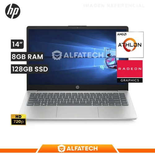LAPTOP HP 14-EM002WM AMD ATHLON 7120U 4GB RAM 128GB SSD 14 HD IPS LED (CF2F1UA#ABA)