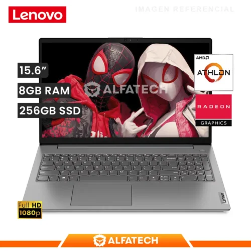 LAPTOP LENOVO V15 G4 AMN AMD ATHLON SILVER 7120U 8GB RAM 256GB SSD 15.6 FHD (82YU00X5LM)