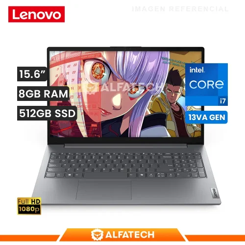 LAPTOP LENOVO V15 G5 IRL INTEL CORE I7 13620H 8GB RAM 512 SSD 15.6 FHD (83GW005GLD)